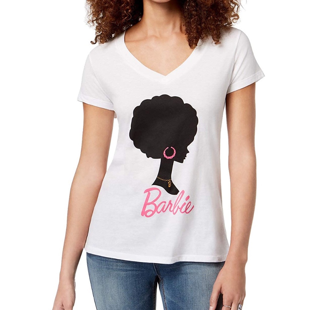 Love Tribe Barbie Afro T-Shirt NWT Sz S Juniors